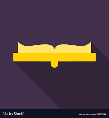 Open book icon in a flat style study and vector image