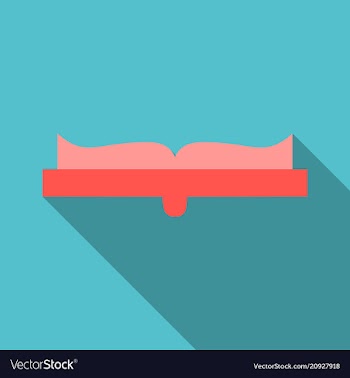 Open book icon in a flat style study and vector image