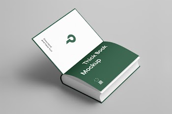Open Book Mockup thick book mockup downland and have fun! 