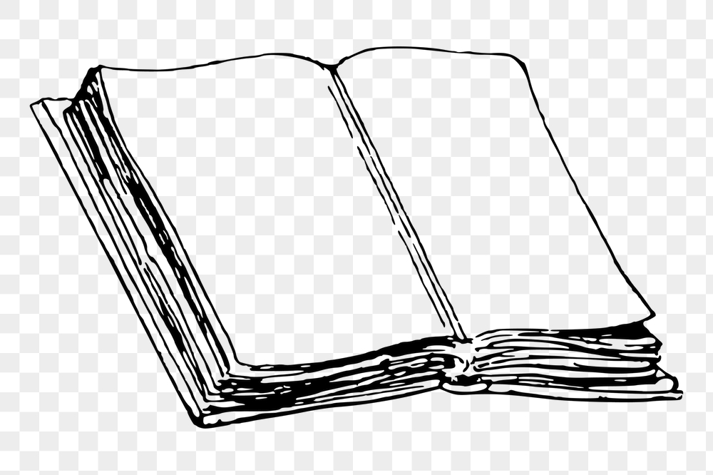 Open book png sticker, vintage | Free PNG - rawpixel