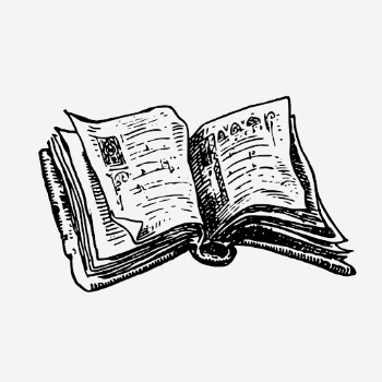 Open book, vintage literature illustration. | Free Photo Illustration - rawpixel