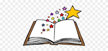 Open Book With Words Coming Out Download - Book Stars