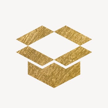 Open box gold icon, glittery | Free Icons - rawpixel