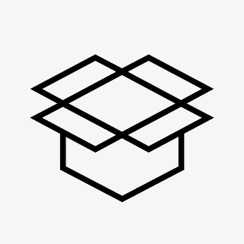 Open box icon, line art | Free Icons - rawpixel