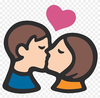 Open - Boy And Girl Kissing Emoji