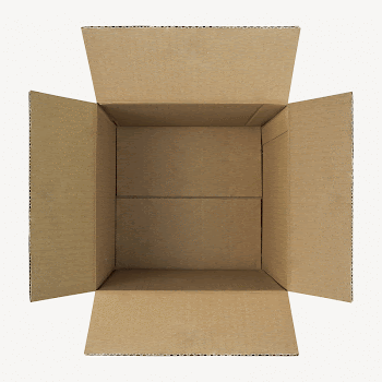 Open cardboard box, isolated object | Free PSD - rawpixel
