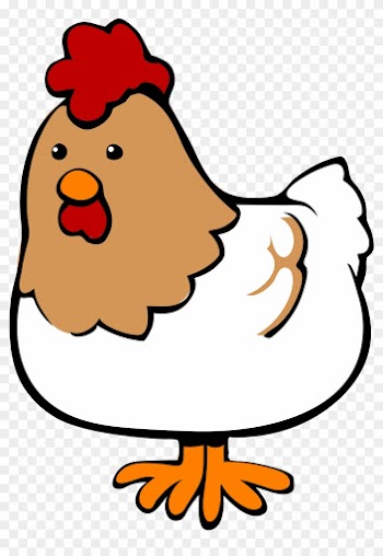 Open - Chicken Cartoon