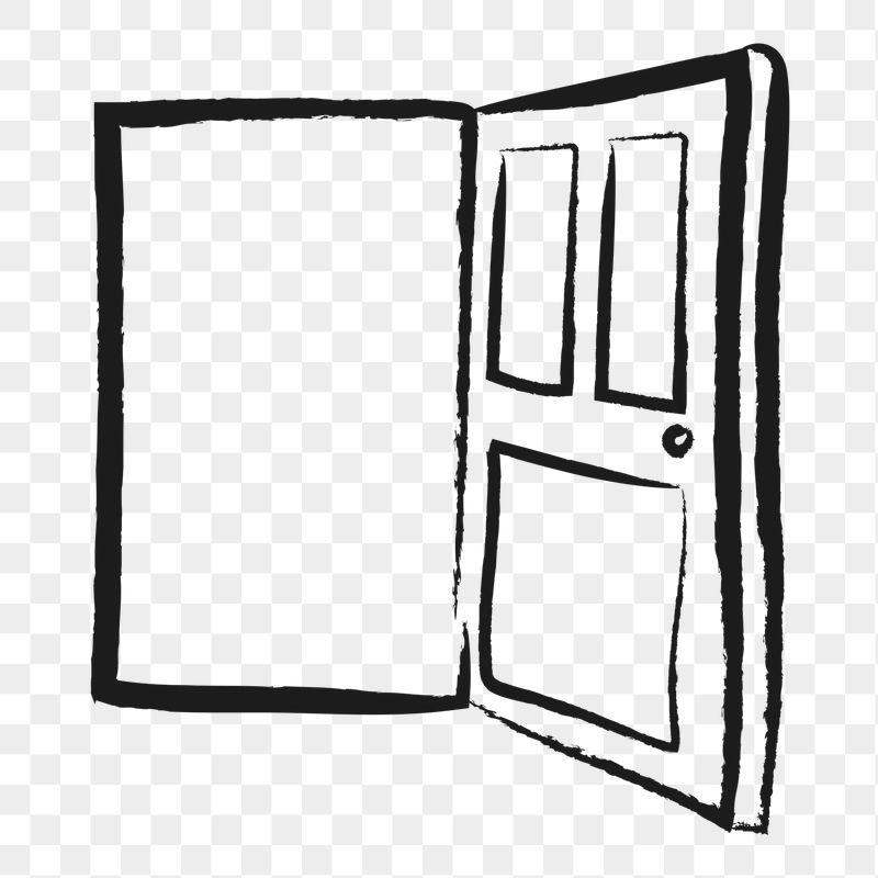 Open door png sticker, home | Free PNG Illustration - rawpixel