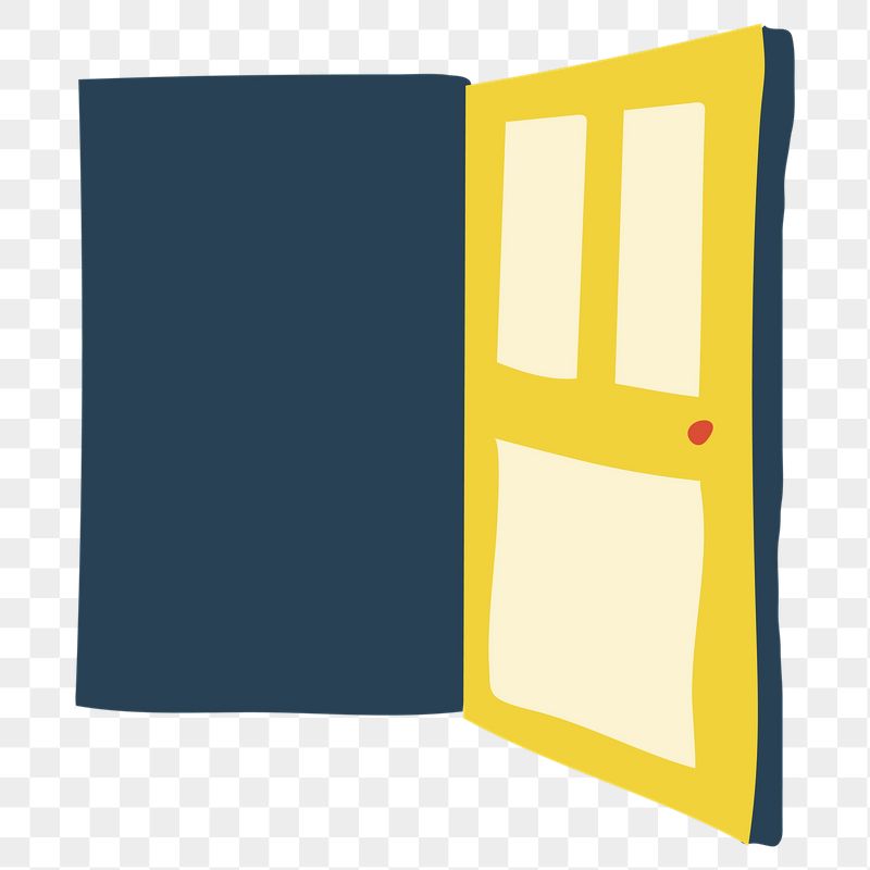 Open door png sticker, home | Free PNG Illustration - rawpixel