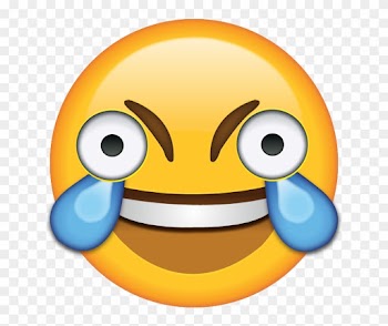 Open Eye Laughing Crying Emoji Hd By Myrellibelli - Laugh Out Loud Emoji