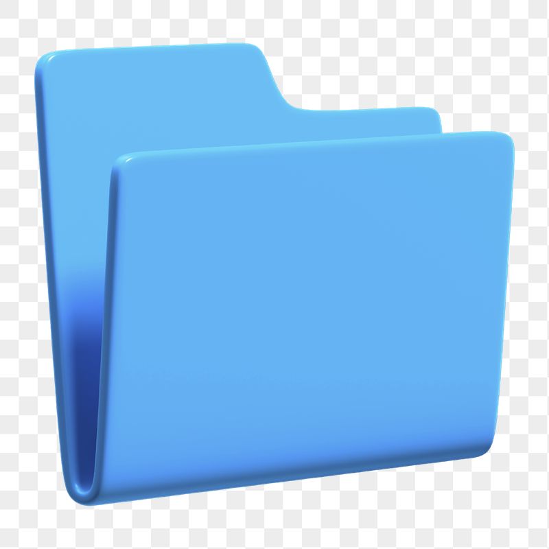 Open folder png sticker, 3D | Free PNG - rawpixel