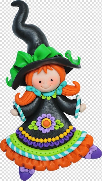 Open Free content Halloween, in bed witch transparent background PNG clipart