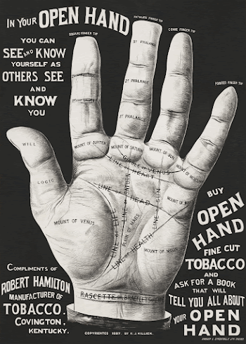 Open hand, palm reading. Original | Free Photo Illustration - rawpixel