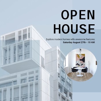 Open house Instagram post template, | Free PSD Template - rawpixel