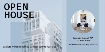 Open house Twitter ad template, | Free PSD Template - rawpixel