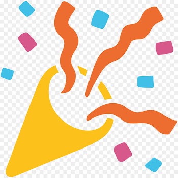 Open Lock Emoji Android Party popper - celebration 