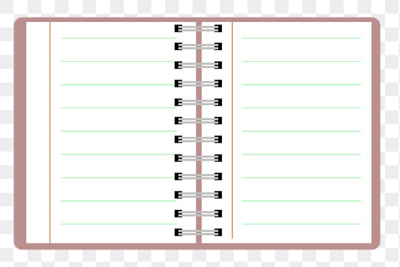 Open notebook png sticker, transparent | Free PNG - rawpixel