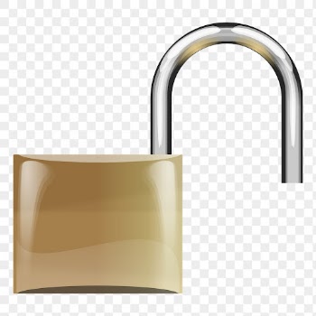 Open padlock png sticker illustration, | Free PNG - rawpixel