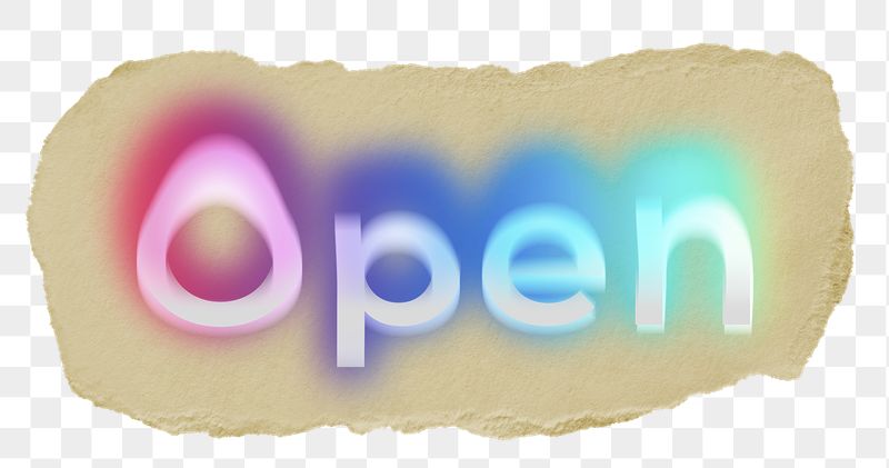 Open png ripped paper word | Free PNG - rawpixel