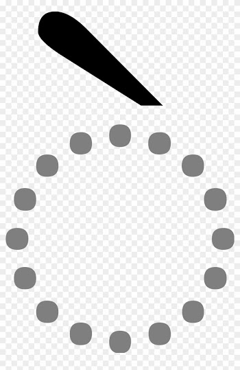 Open - Polka Dot Circle Border