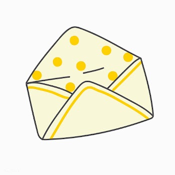 Open polka dot envelope | Free stock vector - 553826
