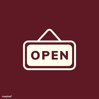 Open sign board icon vector | Free stock vector - 501252