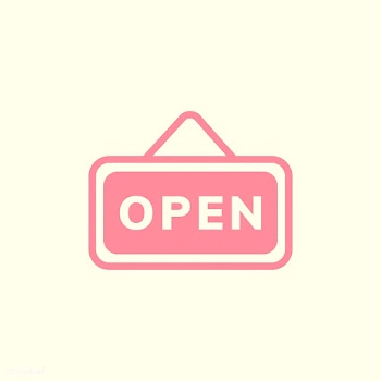 Open sign board icon vector | Free stock vector - 501267