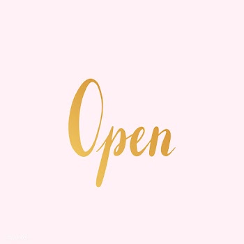 Open sign typography style vector | Free stock vector - 517827