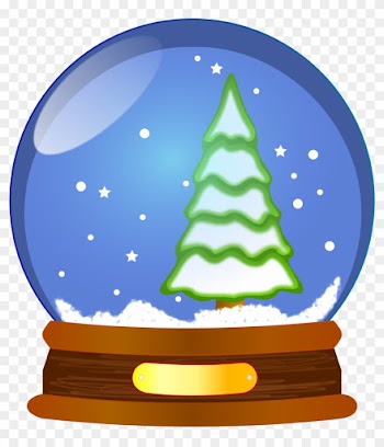 Open - Snow Globe Clipart