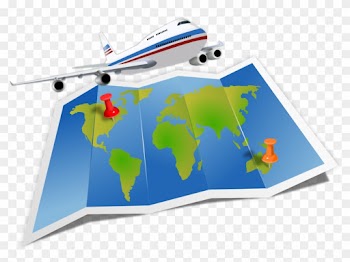 Open - Travel Around The World Clipart