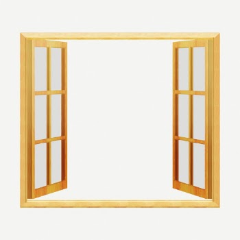 Open window frame clipart, collage | Free PSD - rawpixel
