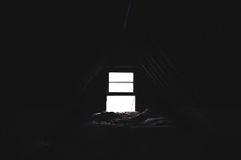 open window in attic