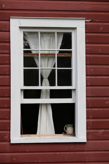open windowpane