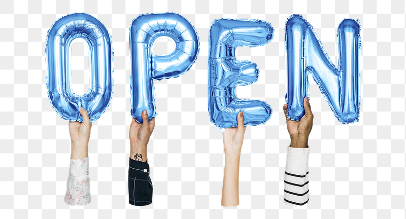 Open word png, hands holding | Free PNG - rawpixel