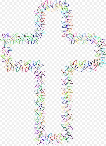 Openclipart Christian cross Image Clip art - cross floral 