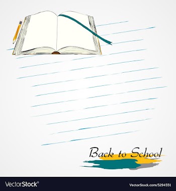 Opened book vector image