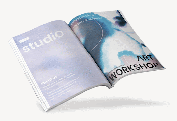 Opened magazine mockup, book psd | Free PSD Mockup - rawpixel