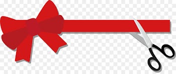 Opening ceremony Ribbon Clip art - Red ribbon ribbon cutting 