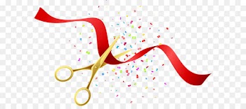 Opening ceremony Royalty-free Illustration - Beautifully opened scissors poster vector 