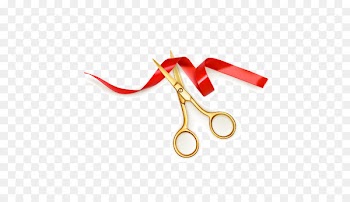 Opening ceremony Scissors Ribbon Royalty-free - Vector ribbon cutting 