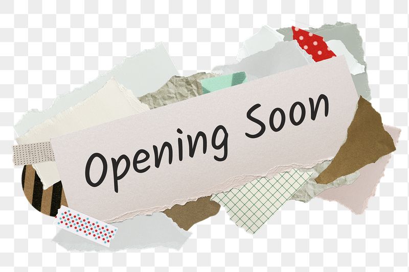 Opening soon png word sticker, | Free PNG - rawpixel