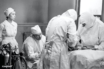 Operation, Herrin Hospital (private), Herrin, Illinois (1939). Origina.. | Free public domain photo - 2301119