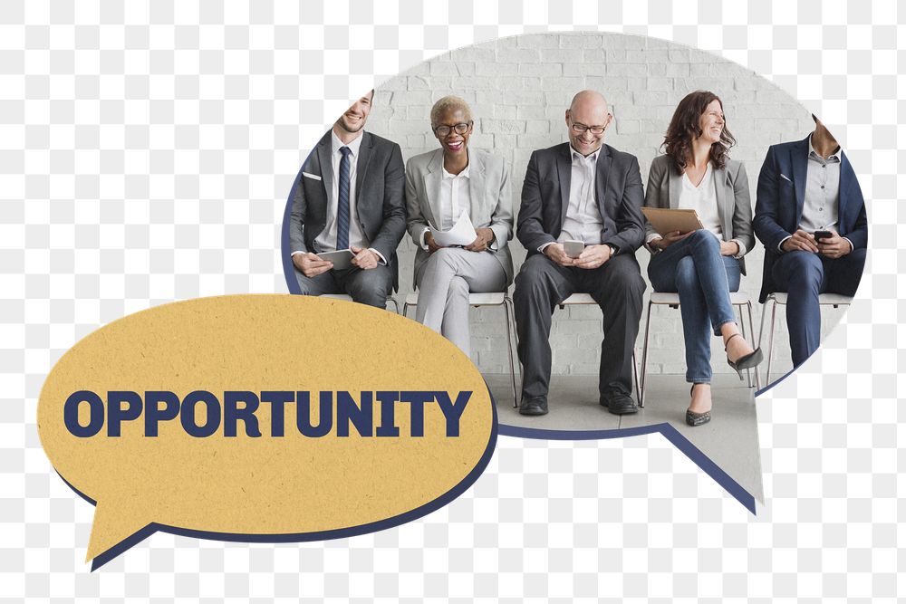 Opportunity png speech bubble, human | Free PNG - rawpixel