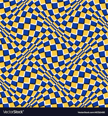 optical illusion seamless pattern moving