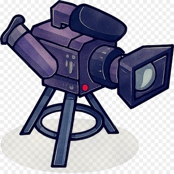 optical instrument clip art animation video camera