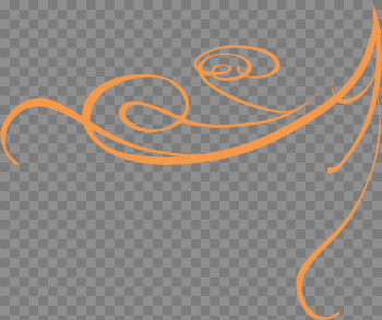 Orange Abstract Lines PNG High-Quality Image