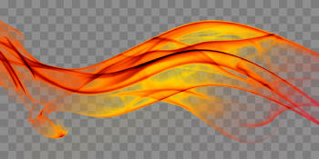Orange Abstract Lines PNG Pic
