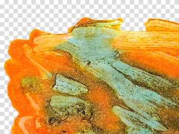 , orange abstract painting transparent background PNG clipart