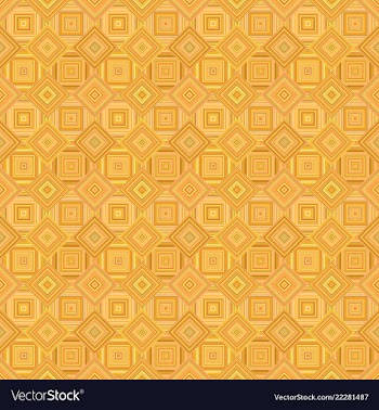 Orange abstract repeating diagonal square mosaic vector image