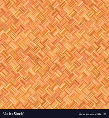 Orange abstract repeating diagonal striped square vector image